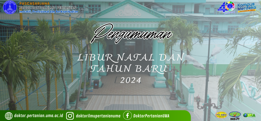 Pengumuman Libur Dan Tahun Baru 2024 Program Studi Doktor Ilmu